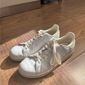 Adidas White and Cream Sneakers